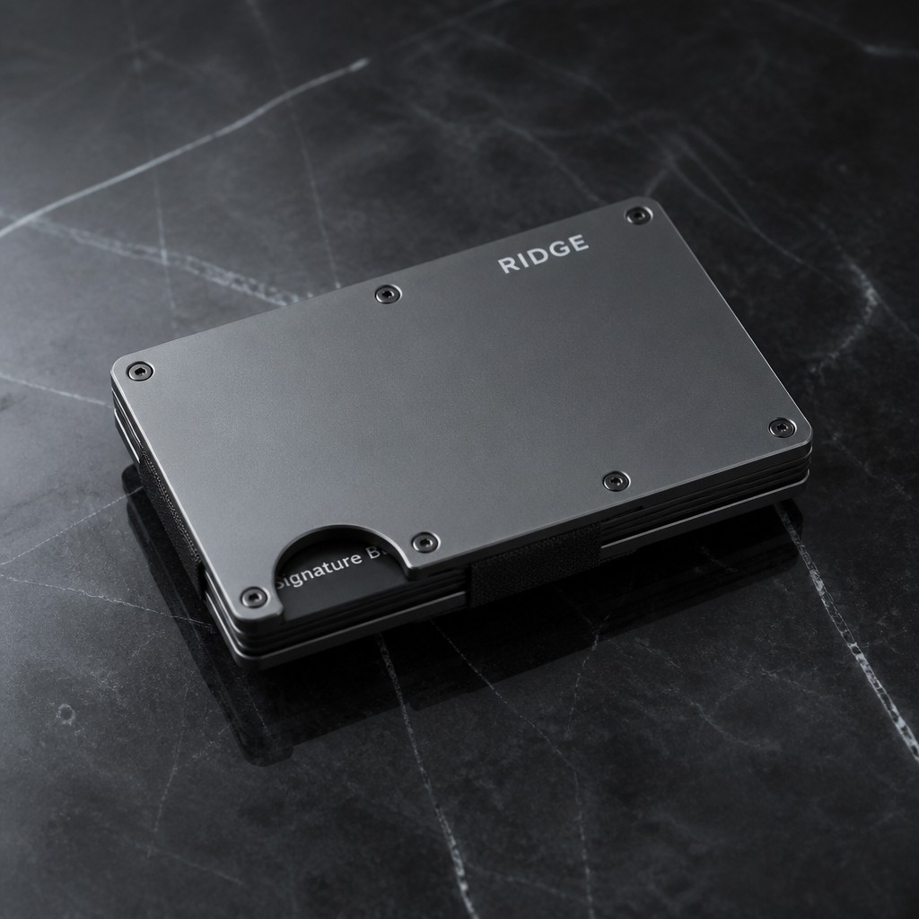 Ridge Minimalist Metal Wallet